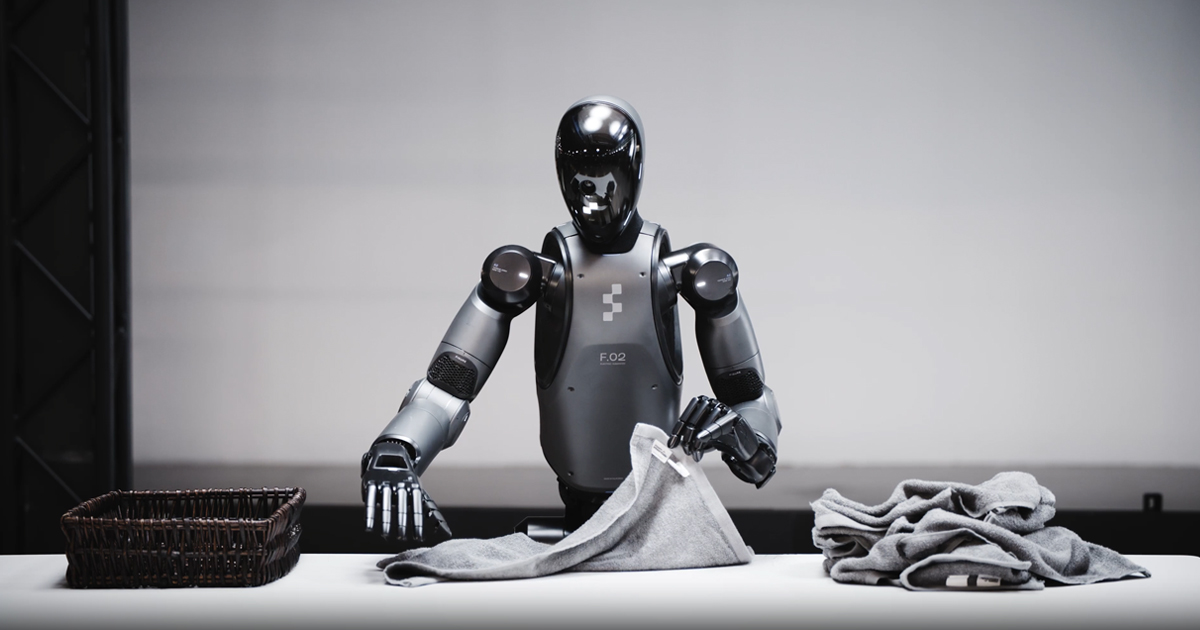 Robot folding laundry